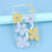 For iPhone Air Magnetic Case IMD Flower Pattern TPU + PC Clear Back Phone Cover - Style B - 6