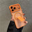 For iPhone 17 Pro Max Case Compatible with MagSafe Foldable Kickstand Skin Touch PC TPU Phone Cover - Orange - 2