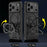 For iPhone 17 Pro Max Case Compatible with MagSafe Shockproof TPU + PC Phone Back Cover with Kickstand - Black - 3
