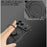 For iPhone 17 Pro Max Case Compatible with MagSafe Shockproof TPU + PC Phone Back Cover with Kickstand - Black - 6