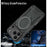 For iPhone 17 Pro Max Case Compatible with MagSafe Shockproof TPU + PC Phone Back Cover with Kickstand - Black - 7