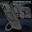 For iPhone 16 Pro Max Case Compatible with MagSafe Shockproof TPU + PC Phone Back Cover with Kickstand - Black - 3