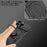 For iPhone 16 Pro Max Case Compatible with MagSafe Shockproof TPU + PC Phone Back Cover with Kickstand - Black - 4