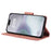 For iPhone 18 Pro / 17 Pro Case Flower Butterfly Leather Wallet Phone Cover with Hand Strap - Pink - 4