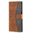For Samsung Galaxy S26+ Leather Case Splicing Stitching Wallet Phone Cover with Wrist Strap - Brown - 6