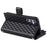 For Samsung Galaxy S26+ Case Zipper Pocket Glitter Leather Phone Cover with Wrist Strap - Black - 4