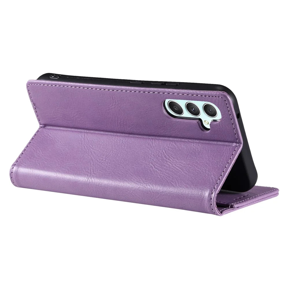 TTUDRCH Style 007 For Samsung Galaxy S26+ Leather Case RFID Blocking Wallet Stand Phone Cover - Purple - 4