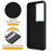 For Samsung Galaxy A36 5G Magnetic Case Rotating Ring Kickstand TPU + PC Back Cover - Black - 3