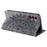For Samsung Galaxy A37 5G Case Magnetic Closing Leather Phone Cover Pattern Imprinted - Grey - 4