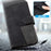 TTUDRCH Style 004 For Samsung Galaxy A37 5G Leather Case RFID Blocking Wallet Stand Phone Cover with Strap - Black - 4