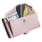 For Samsung Galaxy A57 5G Leather Case with Wrist Strap Wallet Stand Phone Cover - Rose Gold - 6