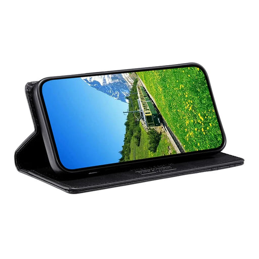 TTUDRCH Style 007 For Samsung Galaxy A57 5G Leather Case RFID Blocking Wallet Stand Phone Cover - Black - 2