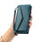 For Google Pixel 10a Leather Case with Wrist Strap Wallet Stand Phone Cover - Blackish Green - 6