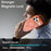 For iPhone 17 Pro Max Case Foldable Kickstand Matte PC + TPU Phone Cover Compatible with MagSafe - Orange - 4