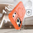 For iPhone 17 Pro Max Case Foldable Kickstand Matte PC + TPU Phone Cover Compatible with MagSafe - Orange - 5