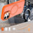 For iPhone 16 Case Foldable Kickstand Matte PC + TPU Phone Cover Compatible with MagSafe - Orange - 5