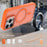 For iPhone 16 Pro Max Case Foldable Kickstand Matte PC + TPU Phone Cover Compatible with MagSafe - Orange - 5