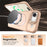 For iPhone Air Case Compatible with MagSafe Skin-touch PC + TPU Phone Cover with Foldable Kickstand - Desert Gold - 4