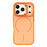 For iPhone 17 Pro Case Compatible with MagSafe Skin-touch PC + TPU Phone Cover with Foldable Kickstand - Orange - 2