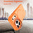 For iPhone 17 Pro Case Compatible with MagSafe Skin-touch PC + TPU Phone Cover with Foldable Kickstand - Orange - 6