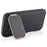 GKK For iPhone 17 Pro Max Case PU Leather Covered PC Phone Shell with Lens Guard Kickstand - Black - 3