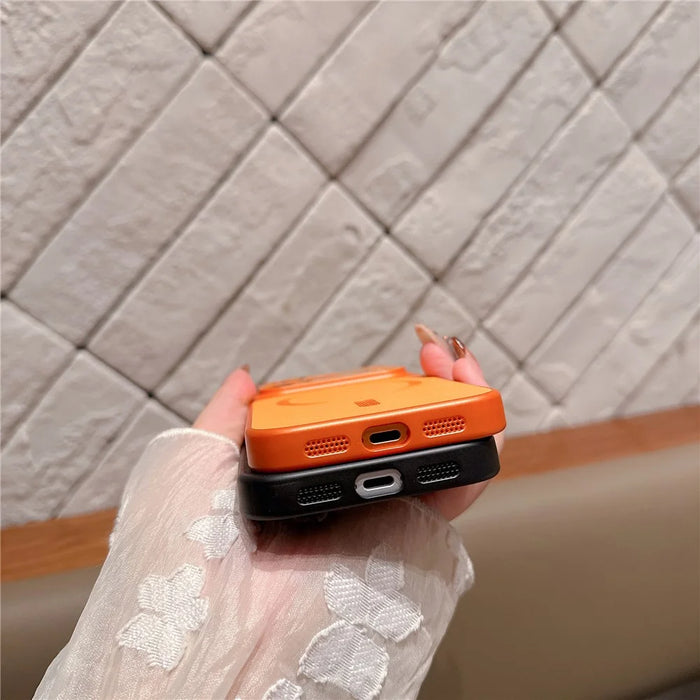 For iPhone 17 Pro Max Case Compatible with MagSafe Anti Scratch TPU + PC Phone Cover - Orange - 6