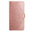For Samsung Galaxy A37 5G Leather Case with Card Slots Mandala Pattern Phone Cover Stand - Rose Gold - 6