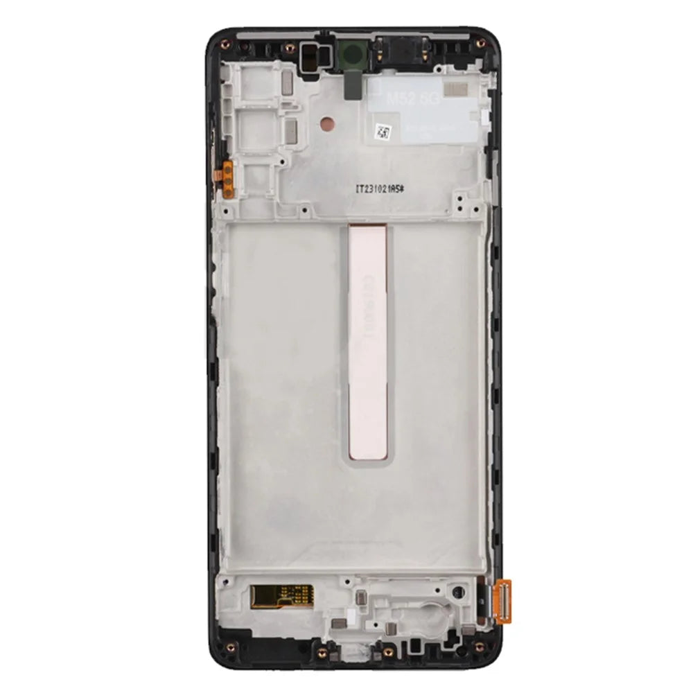 For Samsung Galaxy M52 5G M526 Grade S OEM AMOLED Screen and Digitizer Assembly + Frame Part (without Logo) - 3