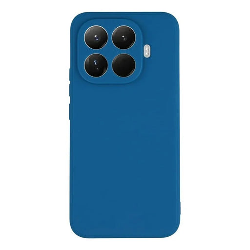 WANLONFENG ZB Series For Xiaomi 15T Pro Case Precise Cutouts Straight Edge TPU Phone Cover with Tempered Glass Film - Sapphire - 2