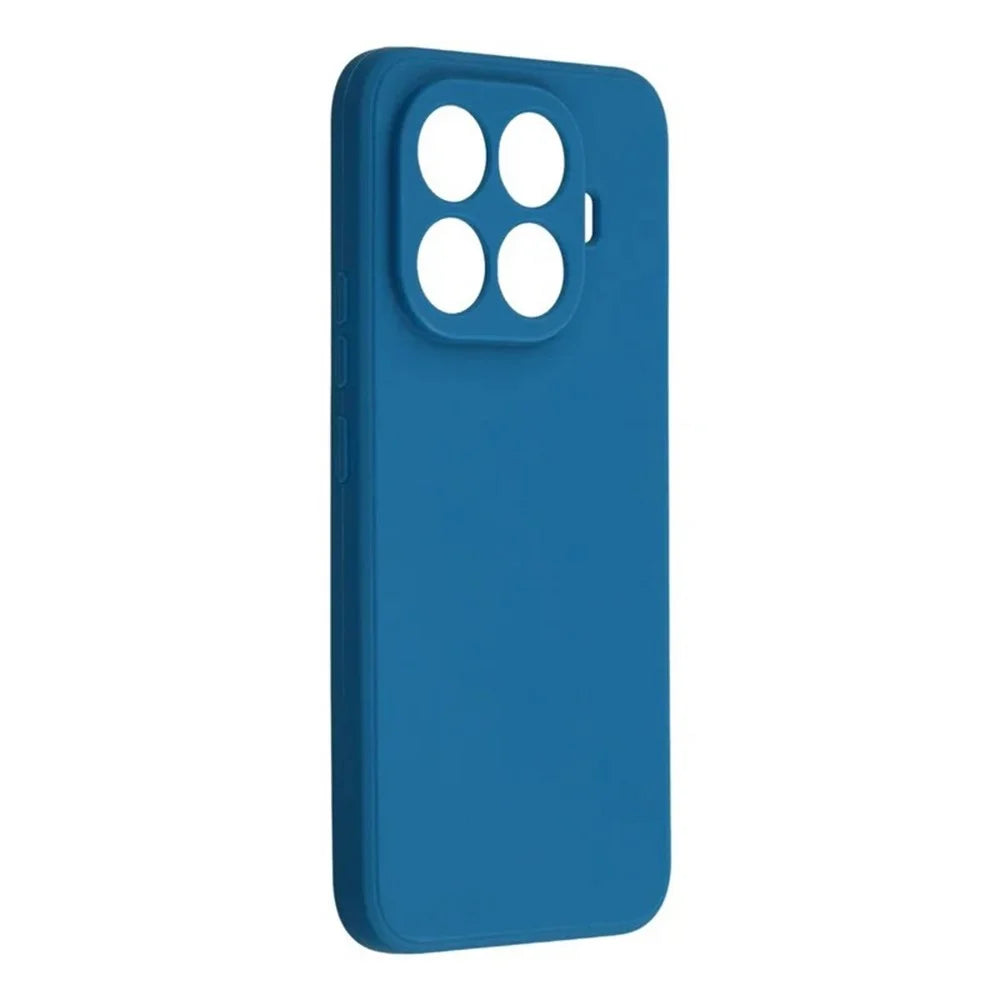 WANLONFENG ZB Series For Xiaomi 15T Pro Case Precise Cutouts Straight Edge TPU Phone Cover with Tempered Glass Film - Sapphire - 4