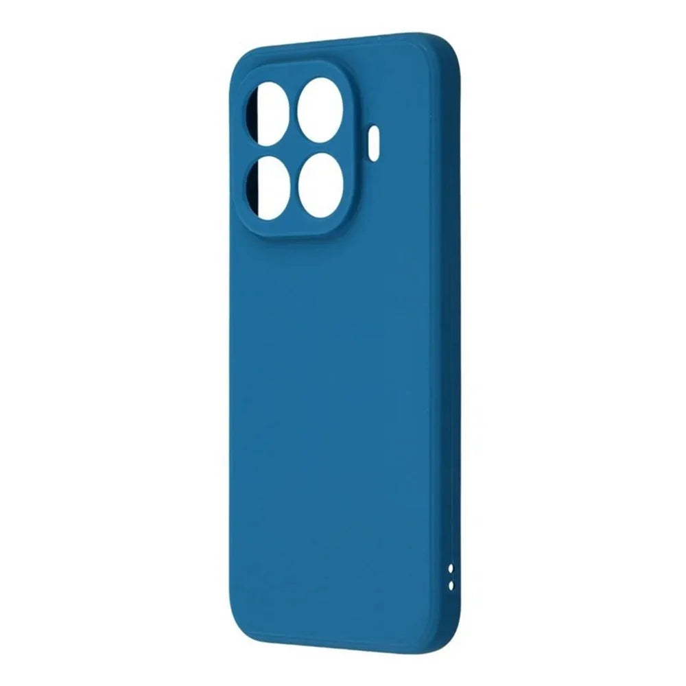 WANLONFENG ZB1 Series For Xiaomi 15T Pro Case Precise Cutouts Straight Edge TPU Phone Cover with 2Pcs Tempered Glass Films - Sapphire - 5