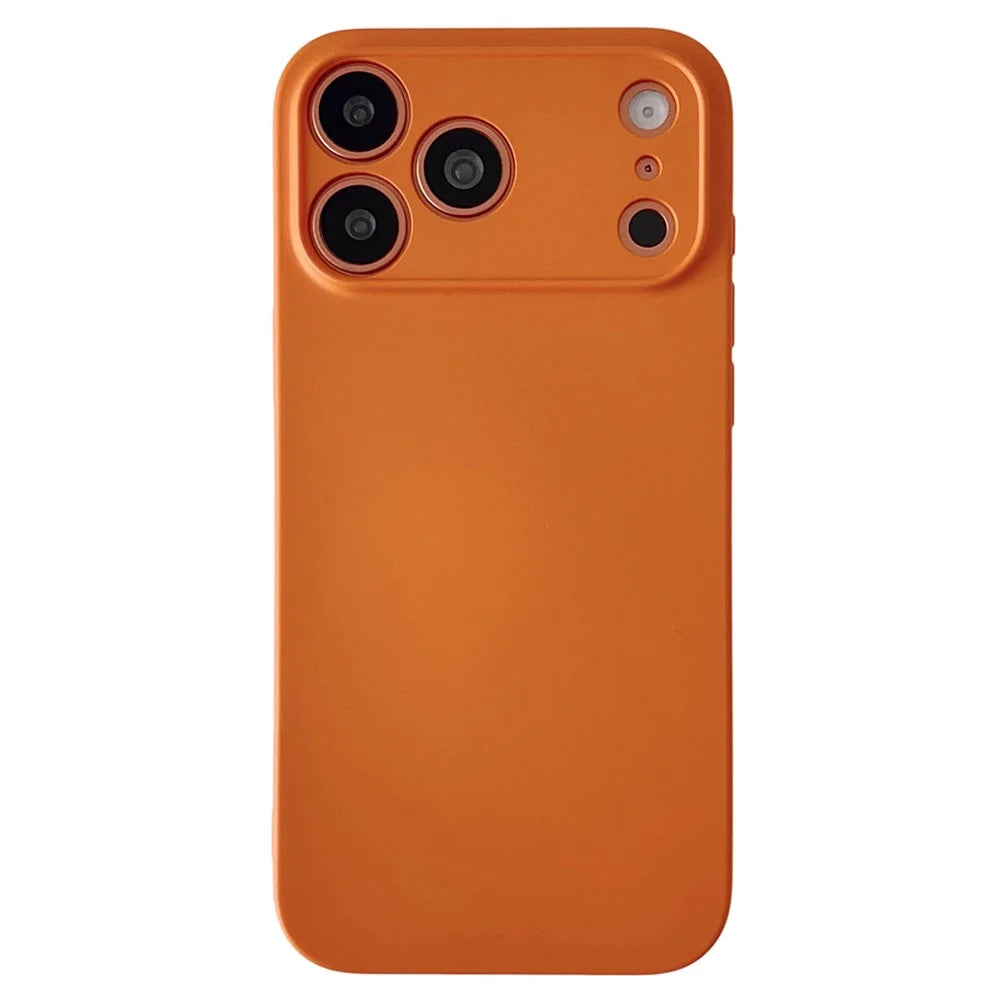 YIKATU For iPhone 17 Pro Case Anti Scratch Rubberized TPU Phone Back Cover - Orange - 1