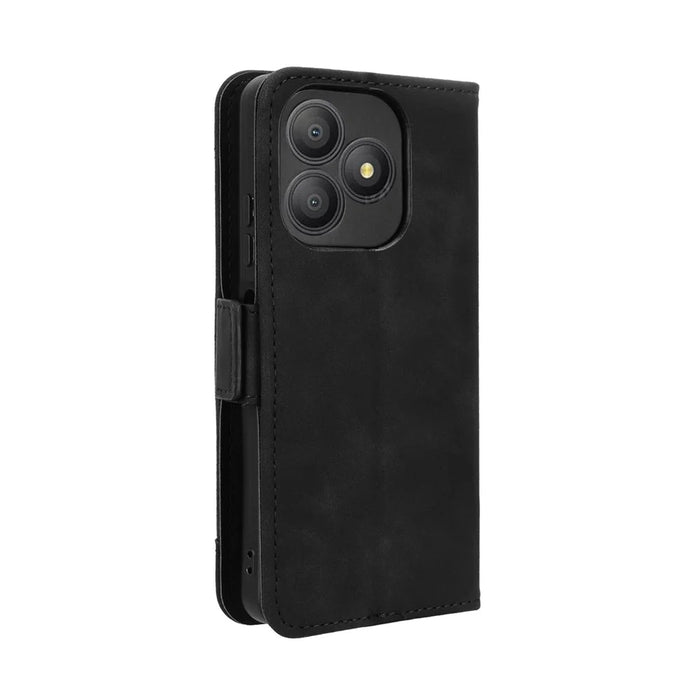 For Blackview Wave 9C Leather Case Phone Wallet Cover with Multiple Card Slots - Black - 7