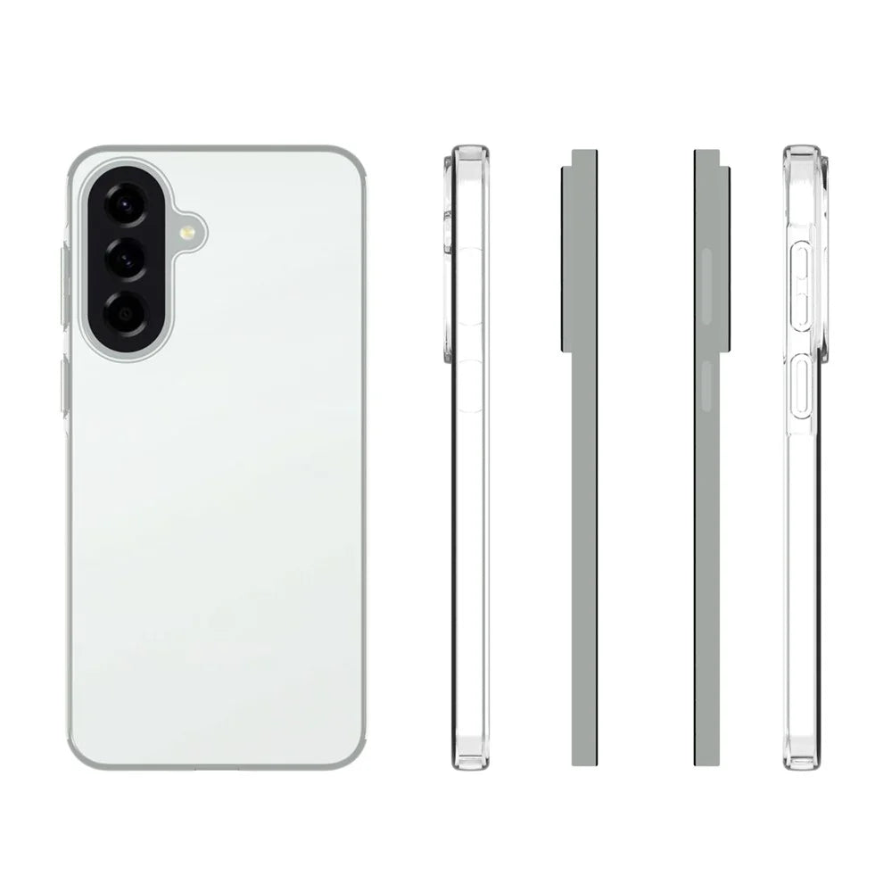 For Samsung Galaxy A57 5G Case Watermark Resistant TPU Clear Phone Back Cover - 5