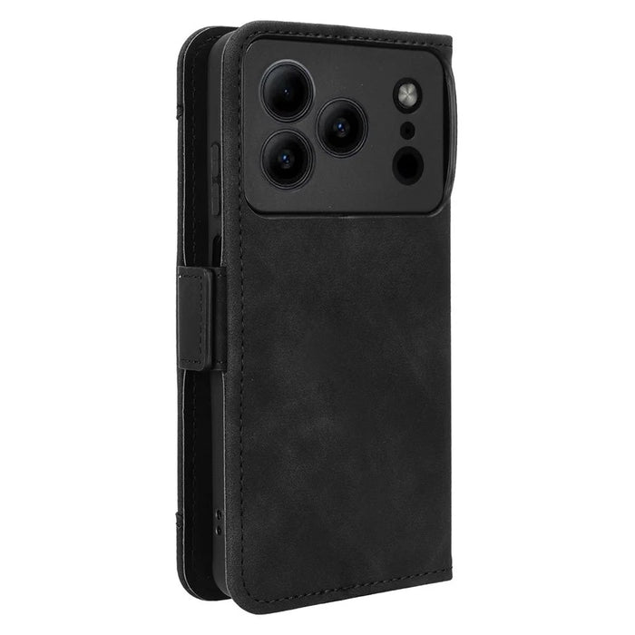 Leather Case for Doogee Note 56 / Note 56 Pro / Note 56 Plus Phone Wallet Cover with Multiple Card Slots - Black - 7