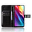 PU Leather Case for Doogee Note 56 / Note 56 Pro / Note 56 Plus Crazy Horse Texture Phone Wallet Cover with Strap - Black - 2