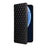 For Realme GT 8 5G Case Wallet Rhombus Imprinted PU Leather Phone Cover - Black - 5