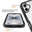 For iPhone 17 Magnetic Case PC + TPU Protective Phone Cover with PET Screen Film - Black - 2