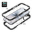 For iPhone 17 Magnetic Case PC + TPU Protective Phone Cover with PET Screen Film - Black - 3