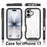 For iPhone 17 Magnetic Case PC + TPU Protective Phone Cover with PET Screen Film - Black - 5
