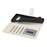 For Google Pixel 8a Stand Case Litchi Texture Genuine Cow Leather Wallet Phone Cover RFID Blocking - White - 4