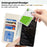 For Google Pixel 7a Stand Case Litchi Texture Genuine Cow Leather Wallet Phone Cover RFID Blocking - White - 7