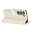 For Samsung Galaxy S23 Stand Case Litchi Texture Genuine Cow Leather Wallet Phone Cover RFID Blocking - White - 3