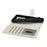 For Samsung Galaxy S23 Stand Case Litchi Texture Genuine Cow Leather Wallet Phone Cover RFID Blocking - White - 5