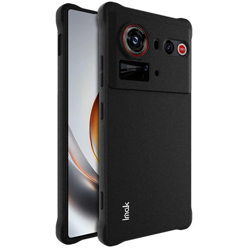 IMAK For ZTE nubia Z80 Ultra 5G Case TPU Phone Cover Airbag Shockproof Protection - Matte Black - 1