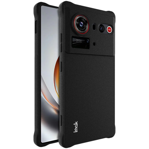 IMAK For ZTE nubia Z80 Ultra 5G Case TPU Phone Cover Airbag Shockproof Protection - Matte Black - 1