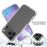 For iPhone 18 Pro Max / 17 Pro Max Case Built-In PET Screen Protector PC+TPU Full Body Shockproof Phone Cover - Black - 6