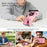 For iPhone 15 Pro Case Kickstand Camera Slider PC + TPU Phone Cover Compatible with MagSafe - Pink - 5