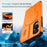 For Samsung Galaxy S25 Edge Magnetic Case Kickstand Camera Slider PC + TPU Phone Cover - Orange - 2