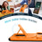 For Samsung Galaxy S25 Edge Magnetic Case Kickstand Camera Slider PC + TPU Phone Cover - Orange - 4